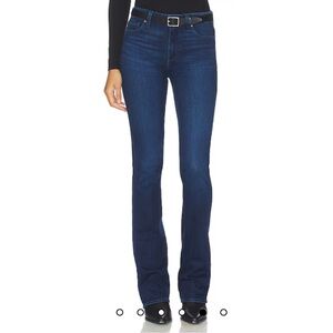 PAIGE Women's High Rise Manhattan Boot Cut Jeans